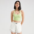 Miniatyrbillede 3 af 5: L Sort Dame Push Up Sports-BH uden bøjle, Sportswear