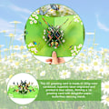 Miniatyrbillede 4 af 5: 1 stk 3D Pop Up Blomst Sommerfugl Hilsenskort, Farverig