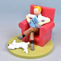 Miniatyrbild 2 av 4: Tintins äventyr Tintin-figur PVC-staty Stor figur