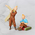 Miniatyrbillede 3 af 5: 6 stk. Tintins Eventyr Kaptajn Haddock Levende Figur Til