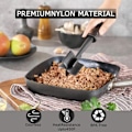 Miniatyrbillede 3 af 5: Kødkværn til Hakket Kød, Varmebestandig Hamburgerkød-Kværn, Nylon 5 Buede Blade Kværn, Non-Stick Kødhakker, M