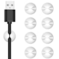 Miniatyrbillede 3 af 5: 6 Pakker (Blandet Farver) Desktop Data Kabel Hub Opbevaring Kabel