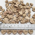 Miniatyrbilde 2 av 5: 100 Mini Enkle Trehjerter Skivet ​​Kjærlighetsmønstre Kunst