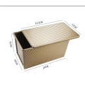 Miniatyrbillede 2 af 4: Pullman Brødform med Låg Bølget Brødform med Låg, Sort (21,5 x 12