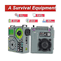 Miniatyrbillede 3 af 5: Bærbar Multiband Radio Mf Mw Sw Vhf Luftfartsbånd Maritim Supp