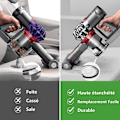 Miniatyrbilde 2 av 4: Støvbeholderdeksel for Dyson V7 V8 støvsuger, erstatningstilbehør