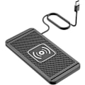 Miniatyrbilde 1 av 5: Trådløs Bil Lader Telefoner Ladingspute Anti-Skli Matte Rask Lading Adapter for Mobiltelefon