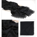 Miniatyrbillede 5 af 5: Dame Square Shawl Foulard Sjal i Bomuld til Efterår/Vinter