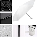 Miniatyrbillede 2 af 5: Foldbar paraply, 6 ribber, solparaply, vindstærk & ultralet mini