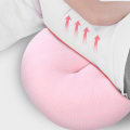 Miniatyrbillede 2 af 4: Pink Multifunktionel U-Formet Graviditetspude Bomuld med