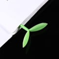 Miniatyrbillede 3 af 5: Sprout Little Bookmarks Silikon Græs Spirer Kreativ Grøn