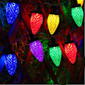 Miniatyrbillede 3 af 5: 25,7FT 50LED Batteridrevne Julelys, 8 Tilstande Julepynt Indendørs Lys, Vandafvisende C9 Julelys
