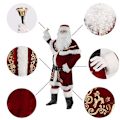 Miniatyrbild 1 av 5: Jultomtekostym Jultomtekostym Plus Size 5xl