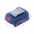 Miniatyrbillede 3 af 4: Usb Power Dual Charger Converter Adapter 18v 3.0/4.0a Til Bosch Li-ion Batteri