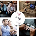 Miniatyrbillede 5 af 5: 5-fingers spisepinde, dovne spisepinde, ergonomisk spisepindeholder