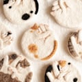Miniatyrbillede 3 af 3: Krøl dig sammen katteunderlag leveres med en simpel håndlavet DIY-materialepakke