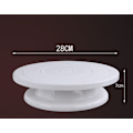 Miniatyrbild 3 av 5: Kaktårtställ 360° Roterande Stativ Display för Dekorering
