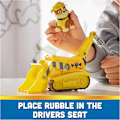 Pikkukuva 5 / 5: Paw Patrol, Rubble's Bulldozer, Leikkiauto Keräilyhahmoilla, Kestäviä Leikkikaluleluja Pojille & Tytöille