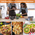 Miniatyrbillede 5 af 5: Taco Salat Skål Maker Former, 4 Pakker Non-Stick Kulstofstål Bageforme Tortilla Skål Maker Skal Pander Taco Skal