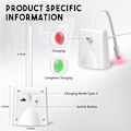 Miniatyrbilde 3 av 5: Toalett nattlys med 16 fargeendringer, bevegelsessensoraktivert LED-projektor nattlys, USB-oppladbart toalettlys