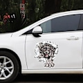 Miniatyrbild 3 av 5: 1 st fönstertiger-bilstickers, kulsårtiger-bilstickers
