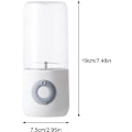 Miniatyrbilde 2 av 5: 1 stk (Hvit) USB-ladbare bærbar liten juicer, mini juice