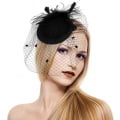 Pikkukuva 1 / 5: 1920-luvun Teepuolueen Pääasusteet Naisille ja Tytöille, Fascinator-Hattu