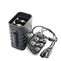 Miniatyrbillede 5 af 5: 6 Slot 18650 Lithium Batteri Oplader Mobil Boks 6 X18650 Batteri