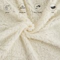 Miniatyrbilde 3 av 5: 1 flanell myk og fluffy sofa dobbeltsidig mikrofiberteppe for seng, sofa og reise 150 x 200 cm (lys grå, dobbel)