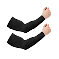Miniatyrbillede 1 af 4: Anti UV Arm Sleeve Solbeskyttelse Arm Sleeve Sort Åndbar Arm Sleeve Kølebeskyttelse Arm Sleeve Strækbar Arm Sleeve til Mænd Kvinder Sport