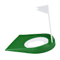 Miniatyrbillede 2 af 4: Golf putter disk Grøn Øvelses putter Disk golf putter disk
