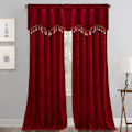 Miniatyrbillede 5 af 5: 68,9\"B x 19,6\"L Køkken Gardin Valance Sort-Out Valance