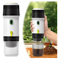 Miniatyrbillede 3 af 5: 60ml Bærbar Mini Espresso Kaffeemaskine til Kapsler og Malet Kaffe