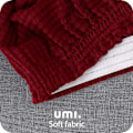 Miniatyrbilde 4 av 5: 2 stk., (Bordeaux), Jacquard Mikrofiber Stolseter Bryllup