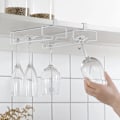Miniatyrbillede 1 af 5: 2 stk. Vinglasophæng til underskab
