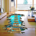 Miniatyrbild 3 av 5: 3D Golvdekorationer, Havsbotten Värld Sjöstjärna Färgglada Fiskar