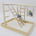 Miniatyrbild 4 av 5: Lekplats för fåglar, papegojleksaker, papegojburtillbehör
