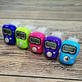 Miniatyrbilde 2 av 4: 5 stk fingertellere - Digital elektronisk fingerteller, manuell håndklikker nummertrackerteller