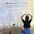 Miniatyrbillede 4 af 5: 100 LED Gardinlys - Lysstreng til Gardin - Julelys