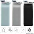 Pikkukuva 3 / 5: Kasaantainen Vedenpullo BPA-Vapaa - 20 oz Taitettava Vedenpullo Matkalle Urheilupulloille Kolminkertaisella Vuodottomalla