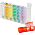 Pikkukuva 1 / 5: 1 kpl (seitsemän väriä) Viikoittainen Pill Organizer - Pill Planners for