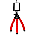 Miniatyrbilde 1 av 5: Universal Justerbar Oktopus Tripod Stativ Telefonholder for iPhone Kamera (Rød)