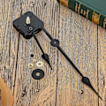 Miniatyrbild 2 av 5: 1 set högt vridmoment lång axel klockrörelse klockmotor med 7 tum spade händer