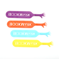 Pikkukuva 1 / 5: Kirjanmerkit, 4 kpl 3D-piirretty käsi kirjanmerkkejä