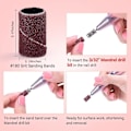 Miniatyrbild 4 av 5: 100 st High Quality Sleeve Bits för Nagelfilning och Nagelbandspushning