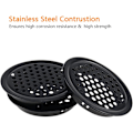 Miniatyrbillede 5 af 5: 10 stk. 53 mm/2 tommer rustfrit stål ventilationsgitter til skabssko