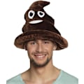 Miniatyrbillede 2 af 4: Shithead Mænds Hat, Brun, One Size, Smiley, Tilbehør, Temafest