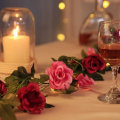 Miniatyrbillede 5 af 5: 1 Pakke 13 Hoveder Dobbelt Farve Kunstig Falsk Rose Garland Vines