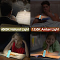 Miniatyrbillede 5 af 5: LED Klips Læselampe, Læselampe til Bøger i Sengen,