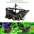 Miniatyrbillede 5 af 5: Kunstig Harpiks Akvarium Ornament Akvarier Skibsvrag Fiskeri